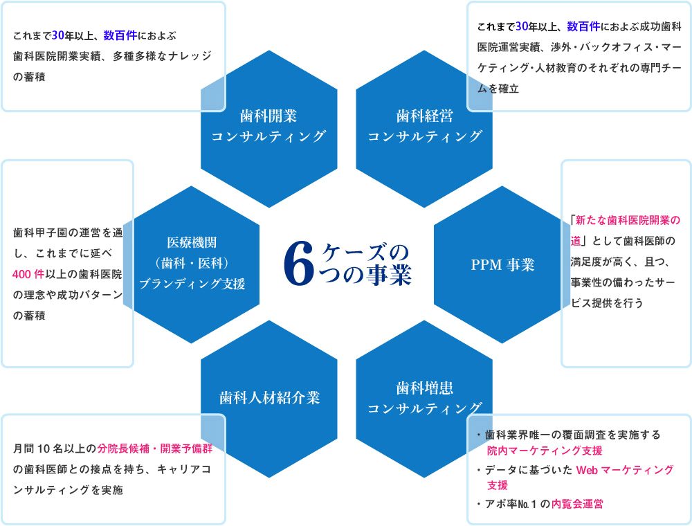 ケーズの6つの事業